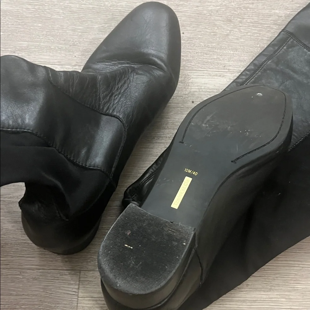 Louise et Cie - Black Leather knee height boots